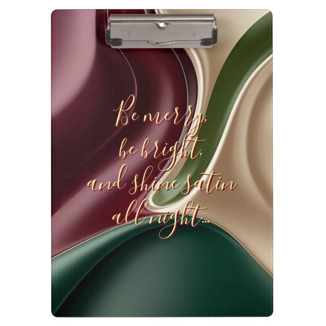 Clipboard in stylish graphic klemmbrett (Vorderseite)