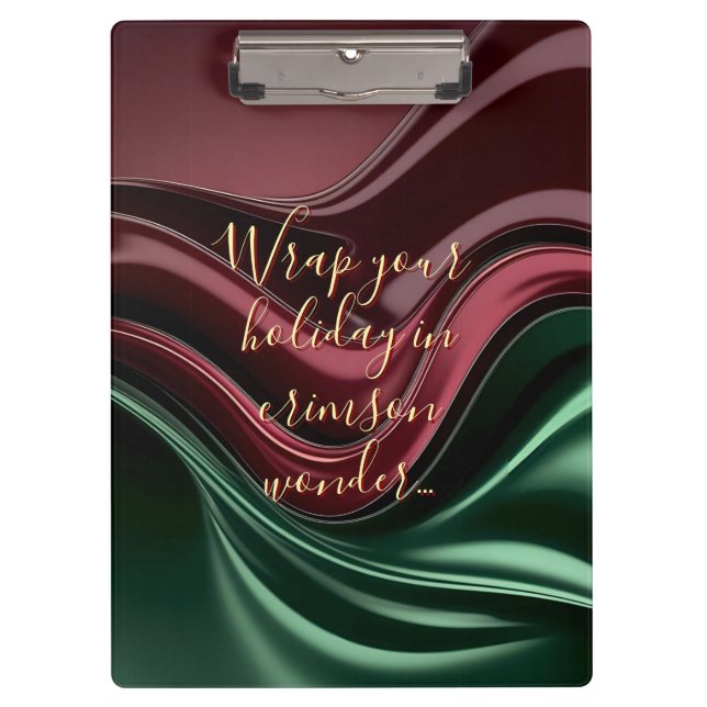 Clipboard in stylish graphic klemmbrett (Vorderseite)