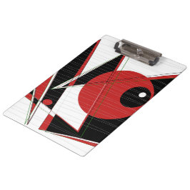 Clipboard mit rotem Auge Klemmbrett