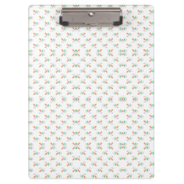 clipboard with a repeating pattern  klemmbrett