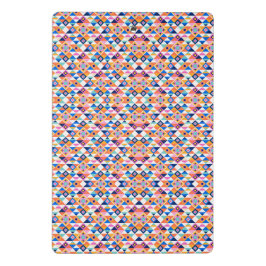 Clipboard with vibrant geometric pattern  mini klemmbrett