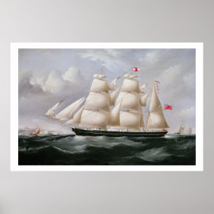 Clipper Barque 'Procymatica' off Dover (Öl auf Can Poster