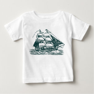 Clipper - Dunkelgrün Baby T-shirt
