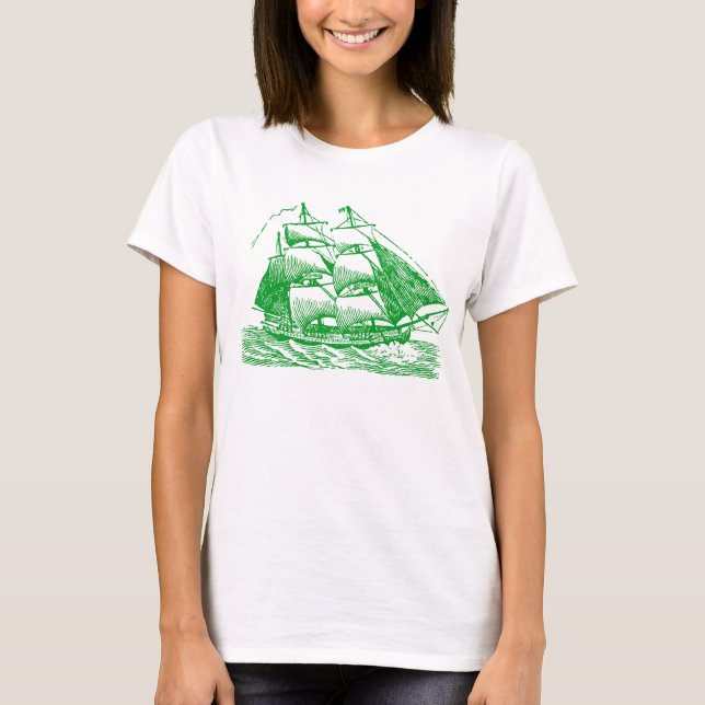 Clipper - grün T-Shirt (Vorderseite)