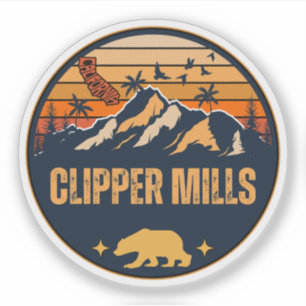 Clipper Mills, Kalifornien Aufkleber