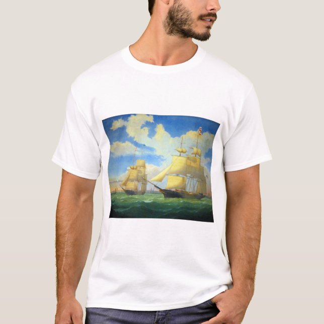 Clipper-Schiffe Fitz Henry Lane 1853 T-Shirt (Vorderseite)