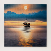 Clipper Ship auf Mondlicht