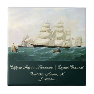 Clipper Ship English Channel Hurricane Fliese