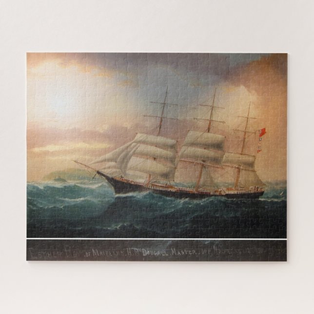Clipper Ship Esther Roy 1898 (Horizontal)