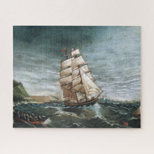 Clipper Ship in New York Hafen 1890