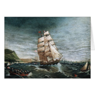 Clipper Ship in New York Hafen 1890