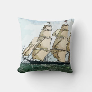 Clipper Ship Kissen