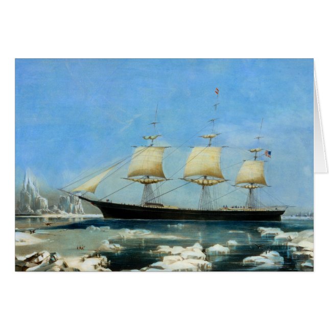 Clipper Ship Red Jacket 1854 (Vorderseite (Horizontal))