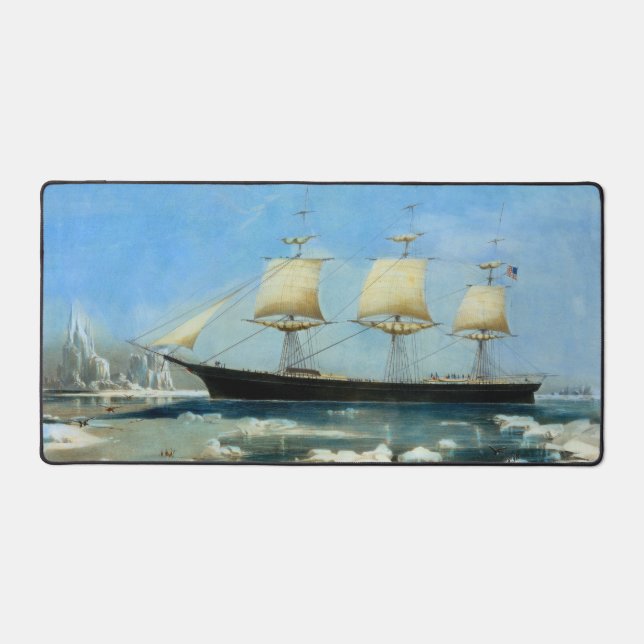 Clipper Ship Red Jacket 1854 Schreibtischunterlage (Vorderseite)