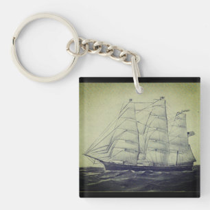Clipper Ship Young America 1853 Schlüsselanhänger