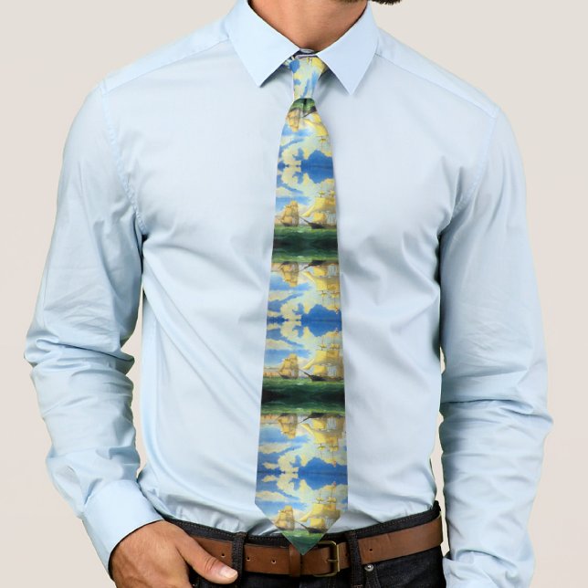 Clipper Ships Fitz Henry Lane 1853 Krawatte (Von Creator hochgeladen)