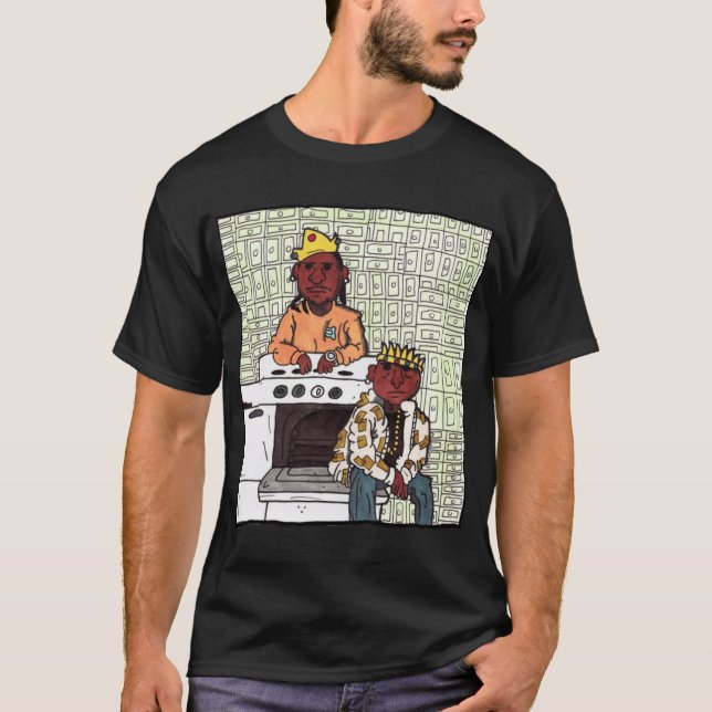 Clipse Hell Hath No Fury Illustration retro T-Shirt (Vorderseite)