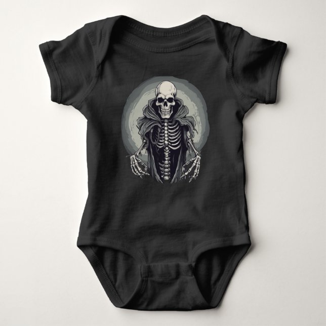 Cloaked Cadaver Baby Strampler (Vorderseite)