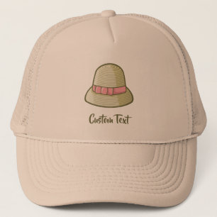 Cloche Casquette jaune