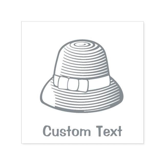 Cloche Hat Permastempel (Design)