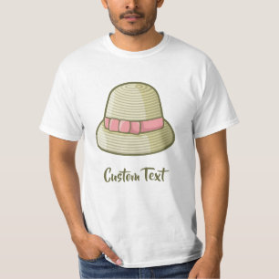 Cloche Hat Yellow T-Shirt