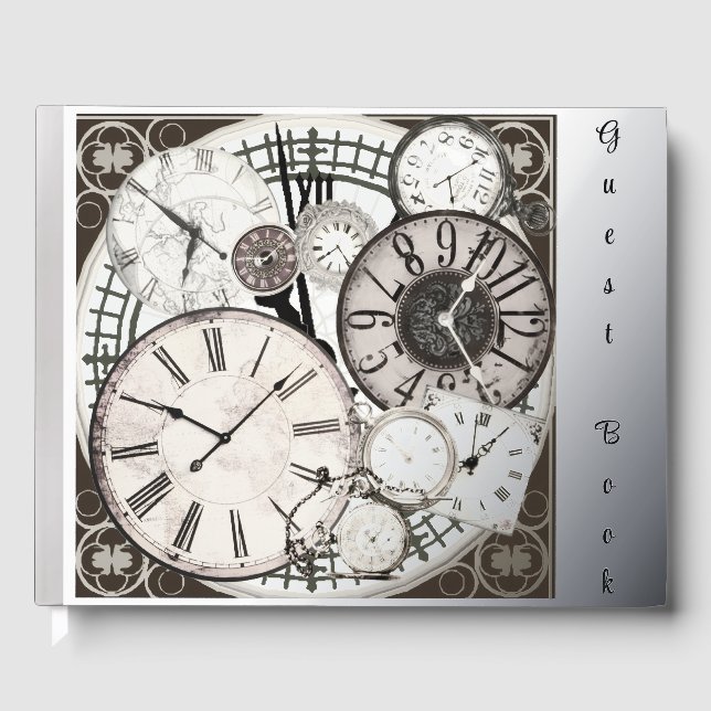 Clock Faces Gästebuch (Vorderseite)