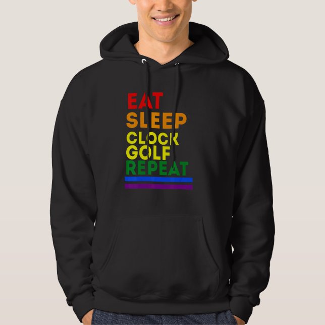 Clock Golf Hoodie (Vorderseite)