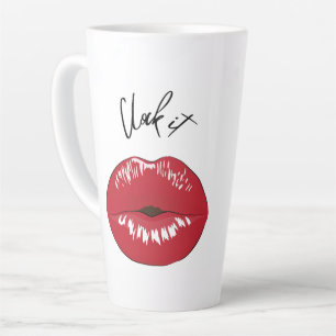 Clock It Sassy Lips Tasse