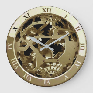 Clock Mechanical Wall Clock Große Wanduhr
