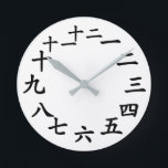 Clock mit chinesischen Zeichen für die Zahlen! Runde Wanduhr<br><div class="desc">Sagen Sie dann Zeit, während Sie die chinesischen Zeichen für die Zahlen zu lernen! 一 ist eins, ausgesprochen, wie der Buchstabe E 二 zwei ist, ausgesprochen wie der Buchstabe R 三 drei ist, ausgesprochen wie "san" 四 vier, ausgesprochen wie "sz" 五 fünf, ausgesprochen wie "ooo" 六 sechs, ausgesprochen wie "leo",...</div>