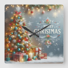 Clock Quadratische Wanduhr