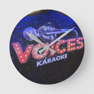 Clock. Runde Wanduhr