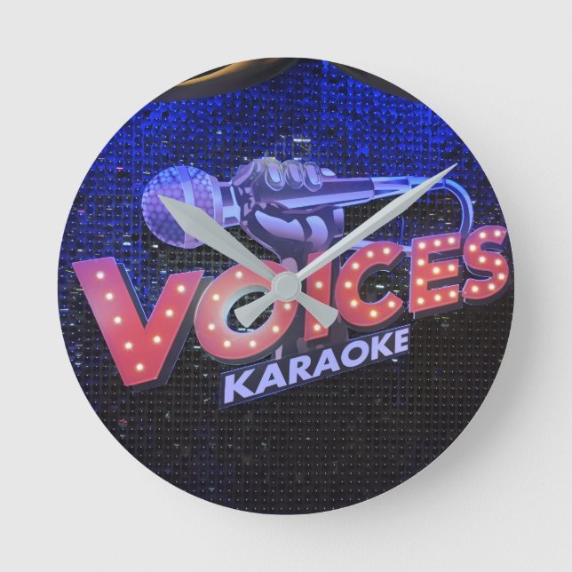 Clock. Runde Wanduhr (Vorderseite)