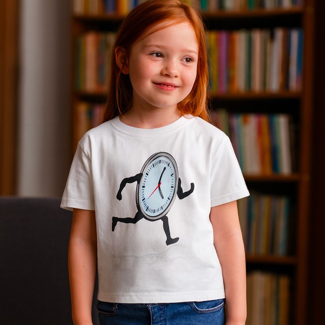 Clock Running Girls T - Shirt (Von Creator hochgeladen)