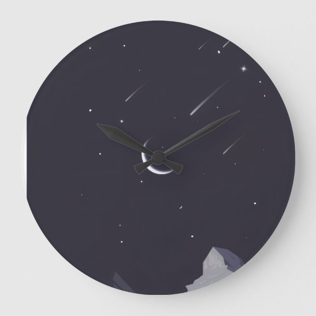 Clock Spice style Große Wanduhr (Vorderseite)