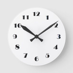 Clock Template Runde Wanduhr