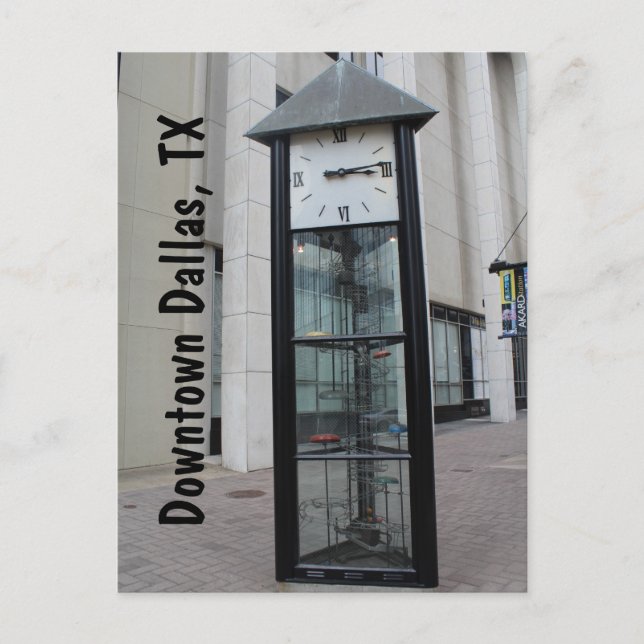 Clock Tower Postkarte (Vorderseite)