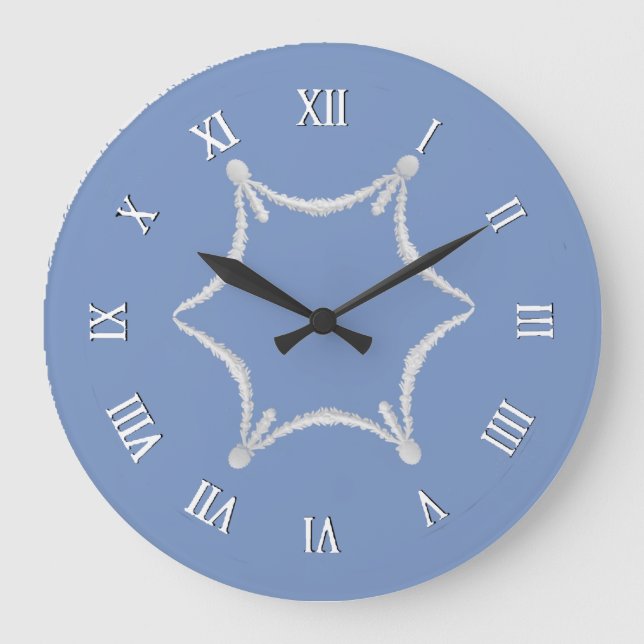 Clock Viktorianischer Luxus Große Wanduhr (Vorderseite)