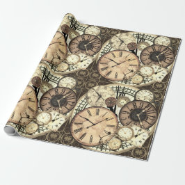 Clocks Geschenkpapier