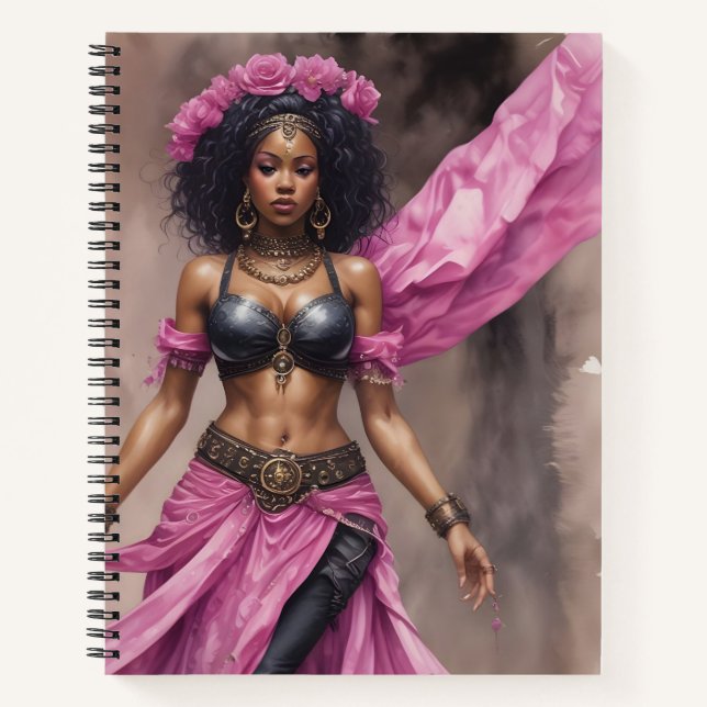 Clockwork Belly Dancer Notizbuch (Vorderseite)