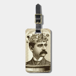 Clockwork Brain STEAMPUNK Vintag Gepäckanhänger
