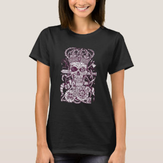 Clockwork King Skull Heads Grunge Punk Metal T-Shirt