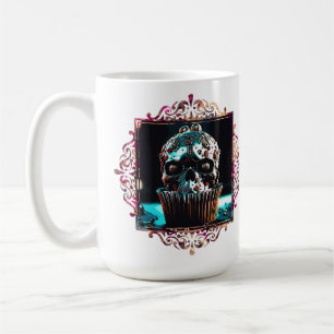 Clockwork Skull Cupcake Kaffeetasse