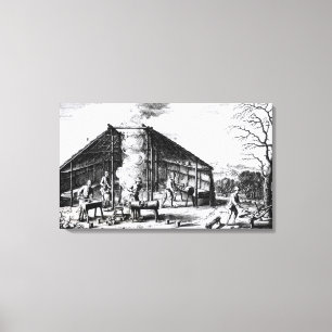 Clog Making Leinwanddruck