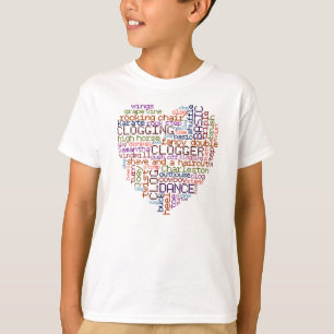 Clogger verstopfenwort-Kunst T-Shirt