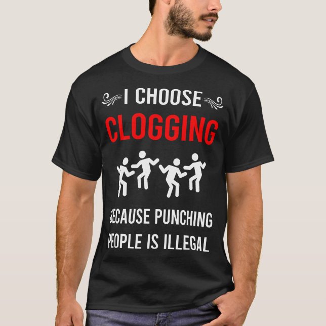 Clogging Clogger Clogger T-Shirt (Vorderseite)