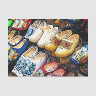 Clogs, Amsterdam, Niederlande - Gewebepapier Seidenpapier