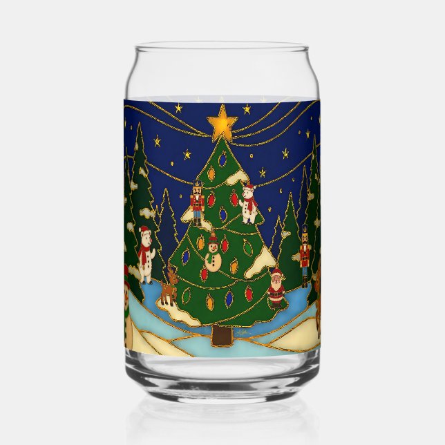 Cloisonne Art Whimsical Forest Classic Christmas  (Recto)