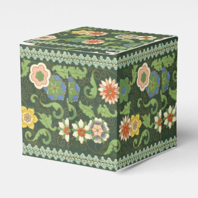 Cloisonne China Patter Asian Oriental Geschenkschachtel (Vorderseite)