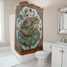 Cloisonne Frog on Lily Pad 